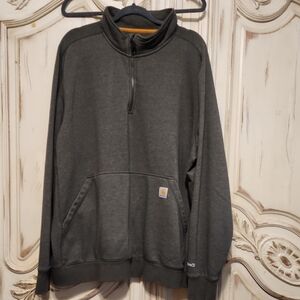 Carhartt Green Quarter-Zip Pullover